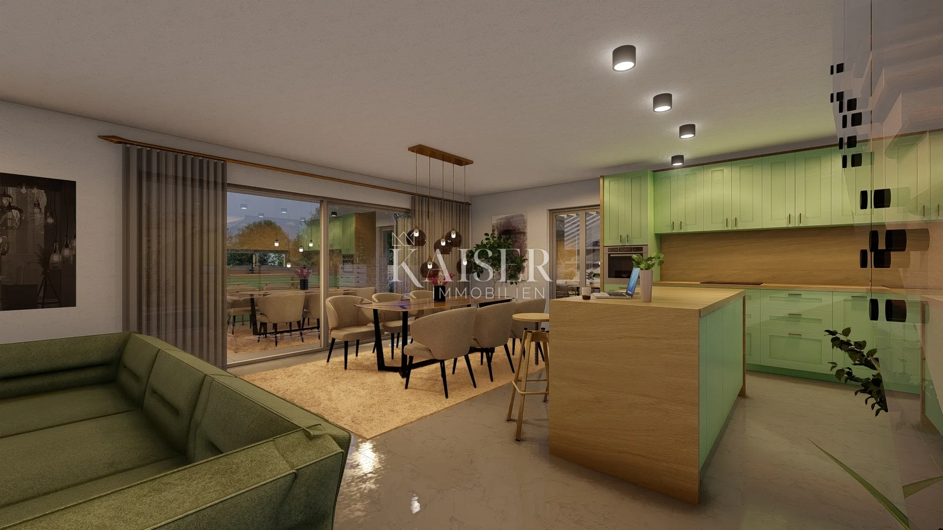 otok krk, malinska - dvojna kuća sa bazenom, 140m2 - slika 18