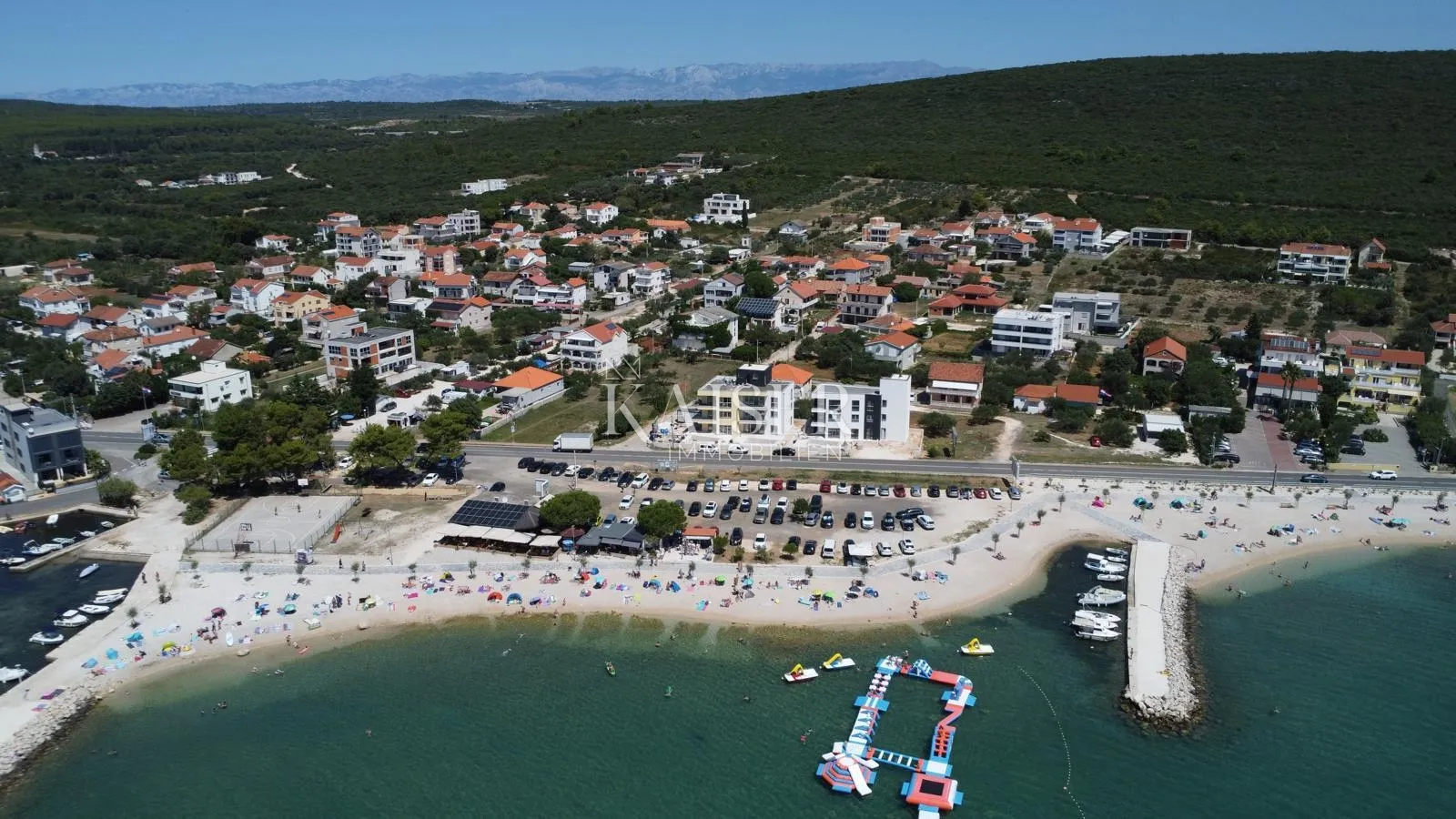 zadar, sukošan dvosoban stan s krovnom terasom - slika 10