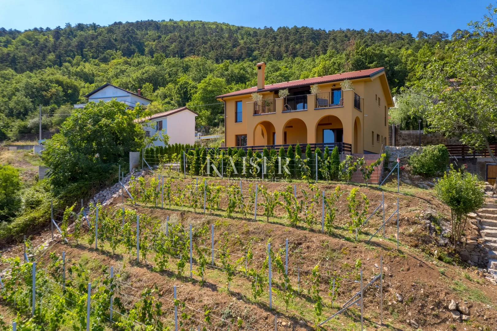 opatija, poljane,300 m2 kuće s prekrasnim pogledom na kvarner za najam - slika 3