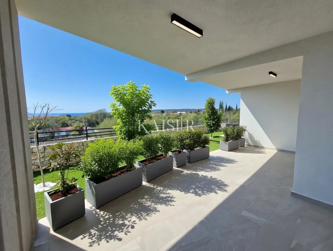 krk, kornić - moderna villa sa pogledom na more - slika 8