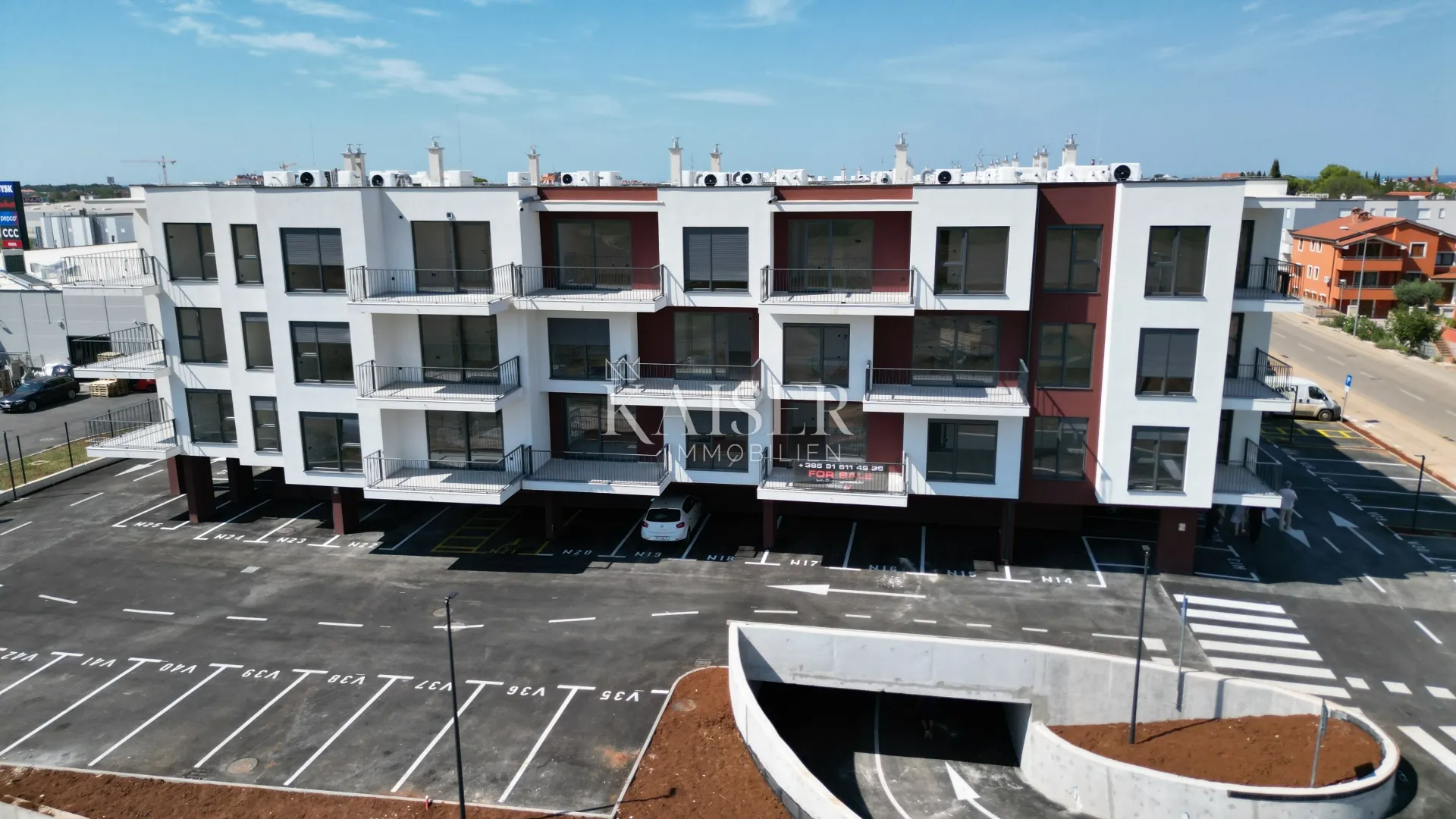 istra, umag – jednosoban stan sa dnevnim boravkom, 47m2, treći kat, novogradnja na atraktivnoj lokaciji - slika 11