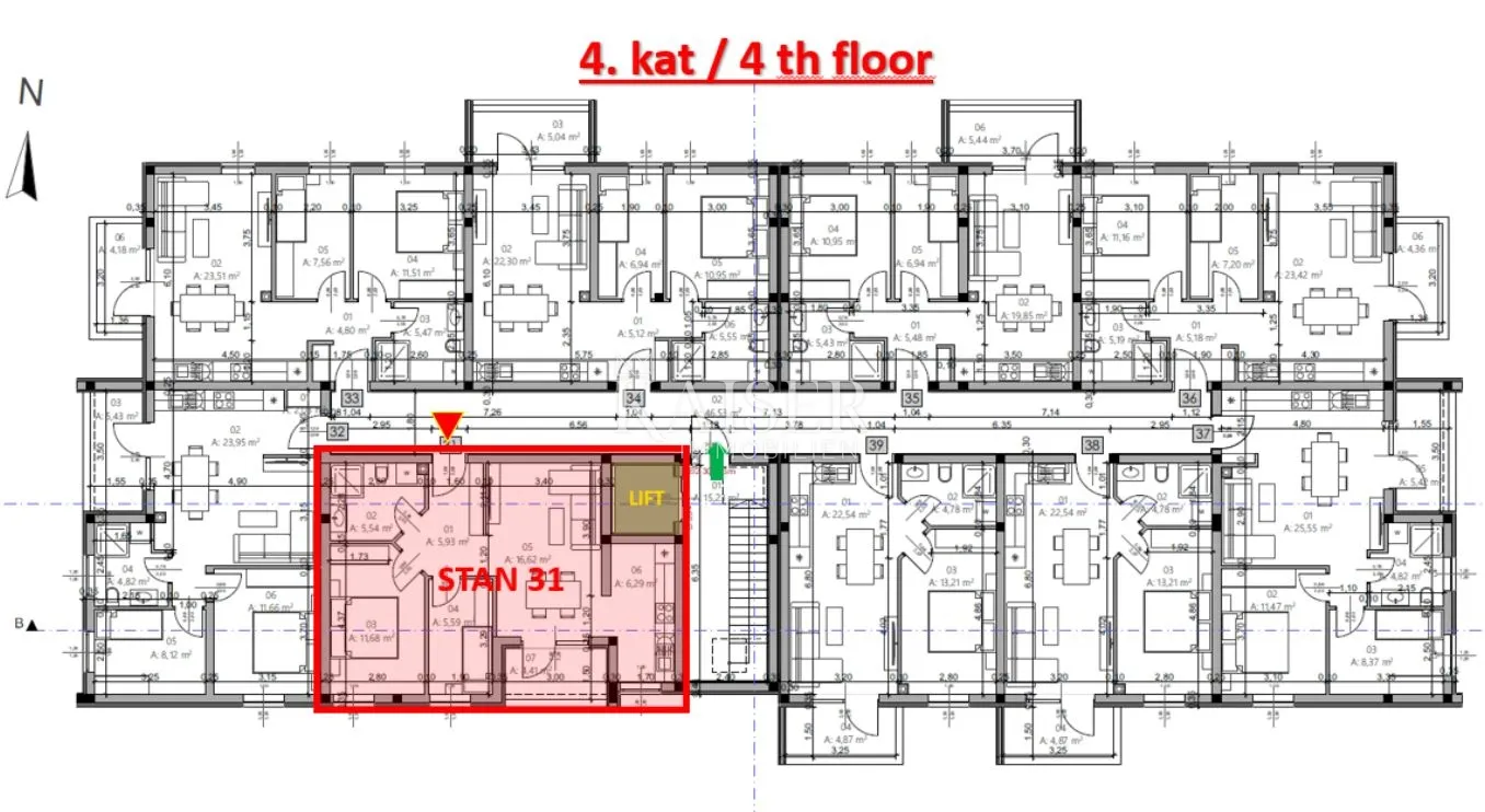 istra, pula- dvosoban stan 54m² u modernoj novogradnji - slika 25