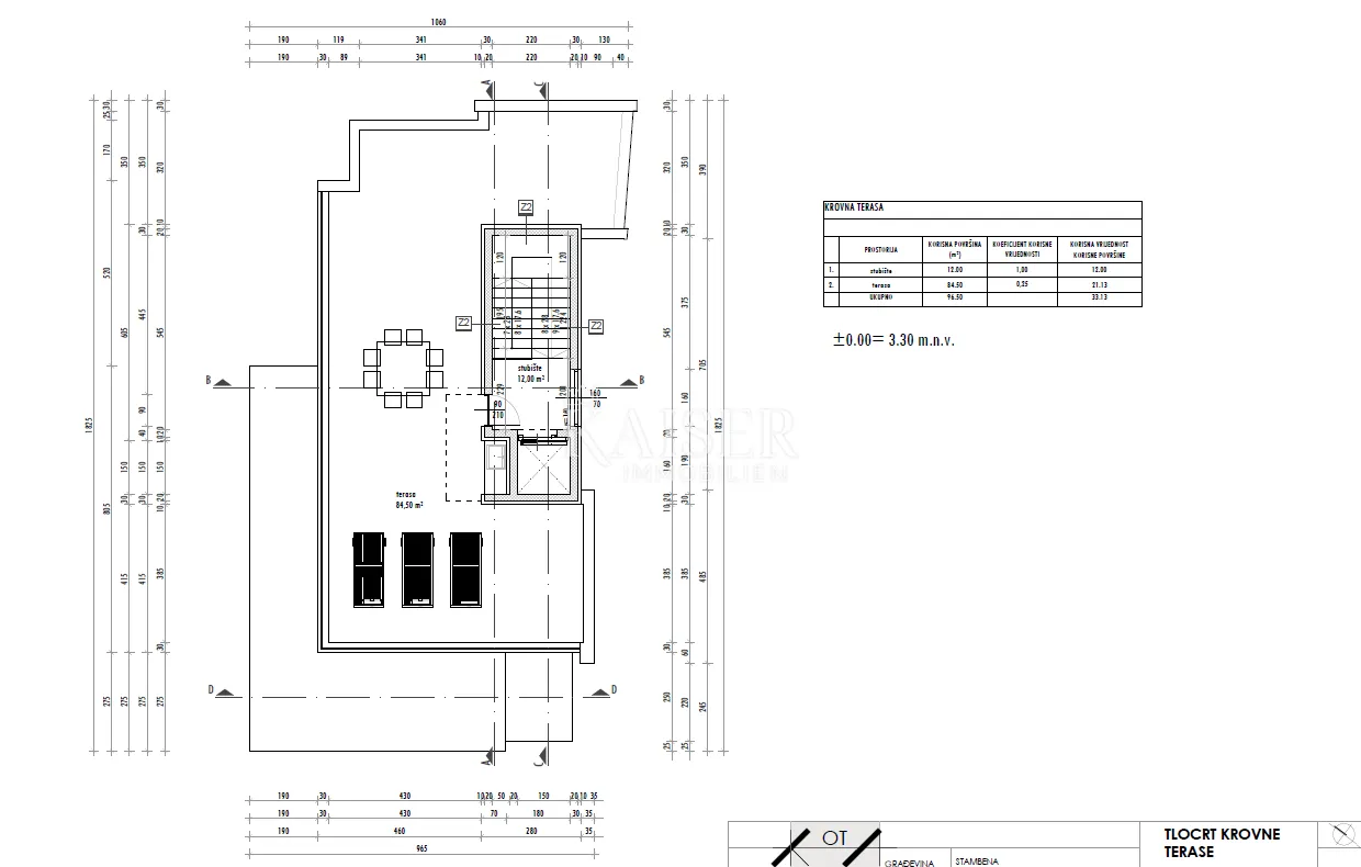 sukošan, zadar - ekskluzivni penthouse s privatnom krovnom terasom, 150 m od mora - slika 3