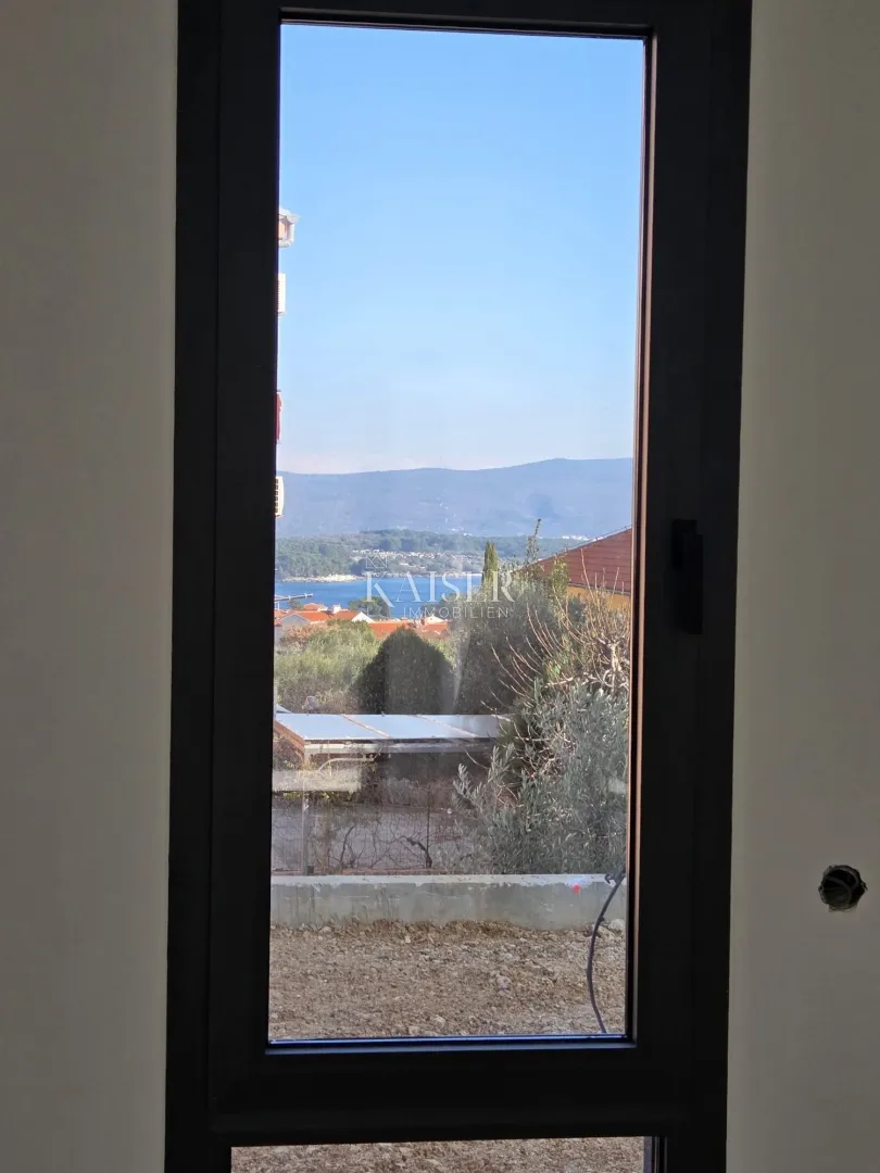 otok krk, krk - penthouse u izgradnji s pogledom na more 130 m2 - slika 5