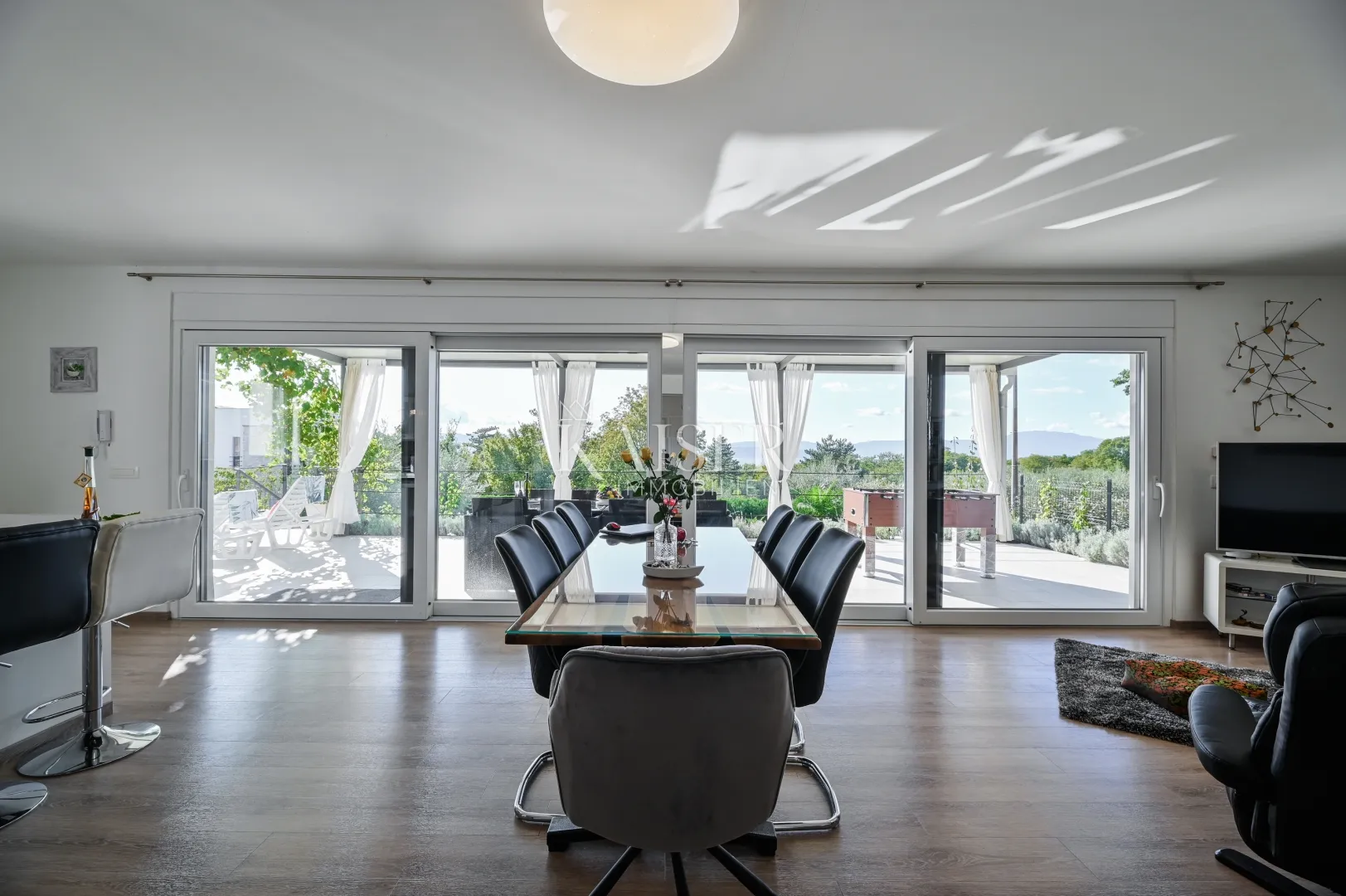 otok krk, malinska-moderna vila 190m2 s pogledom na more - slika 3