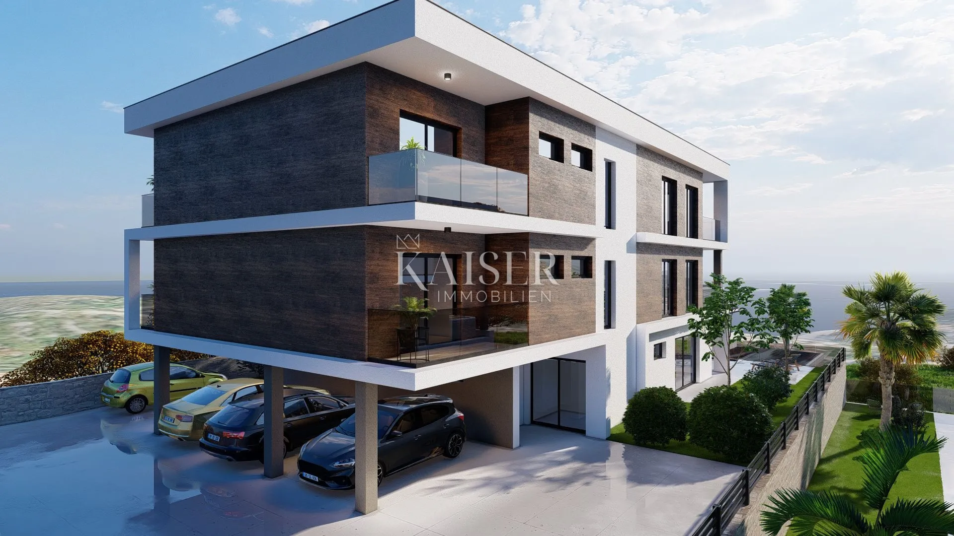 otok krk, vrbnik - apartman 168m2, pogled more - slika 12