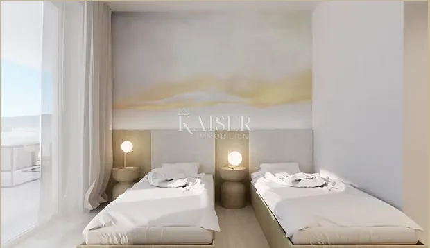 zadar – zaton | ekskluzivni penthouse s privatnim liftom i rooftop oazom u prvom redu do mora - slika 4
