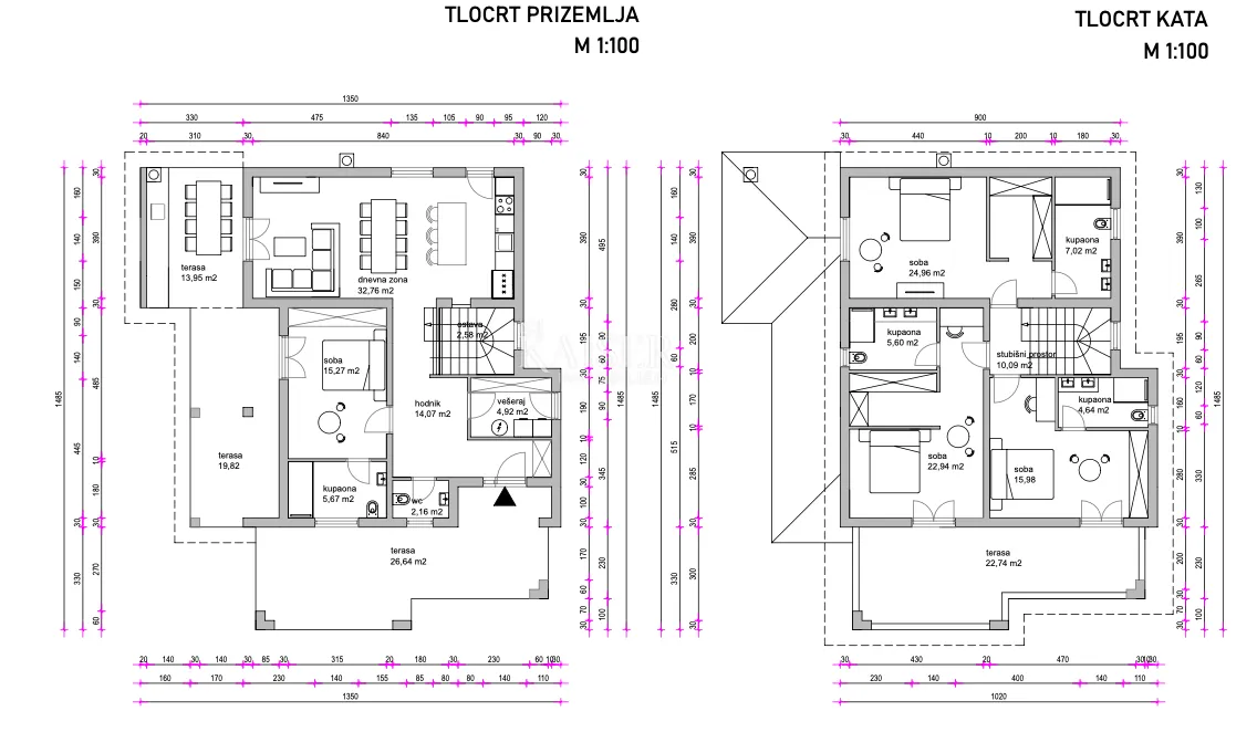 otok krk, dobrinj okolica - ekskluzivna villa sa bazenom, 210m2 - slika 33