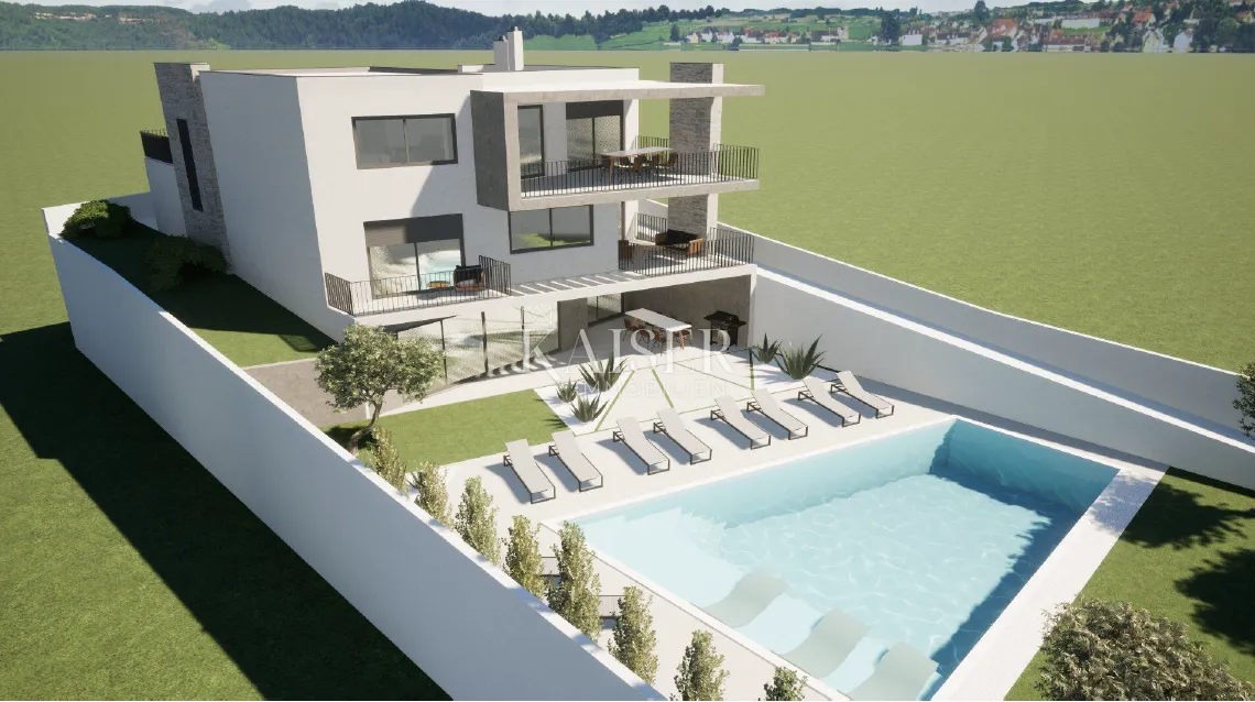 Istra - Poreč, luksuzna vila sa liftom, unutarnji i vanjski bazen