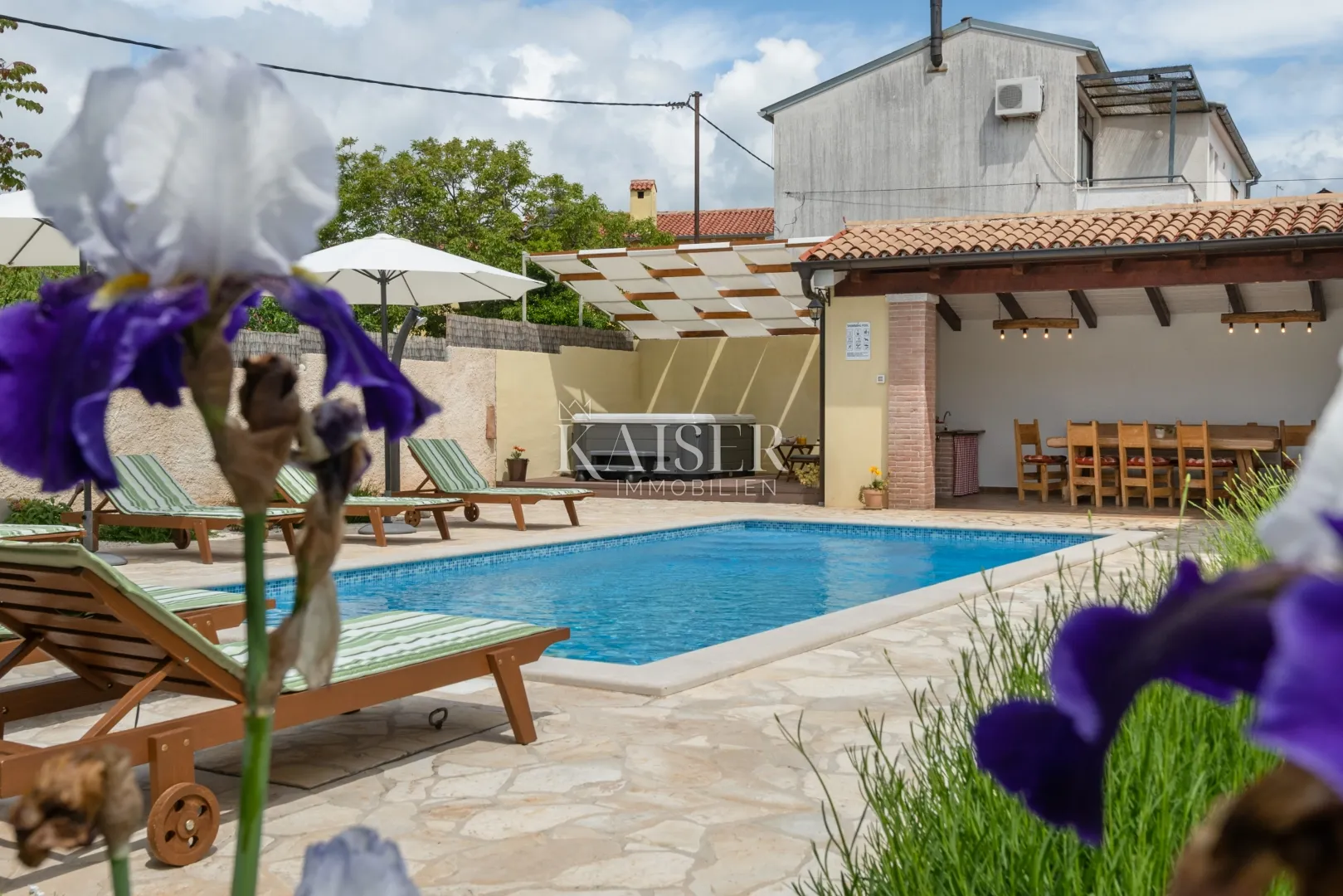 istra, peruški-autentična kamena kuća 150m2 s bazenom - slika 33