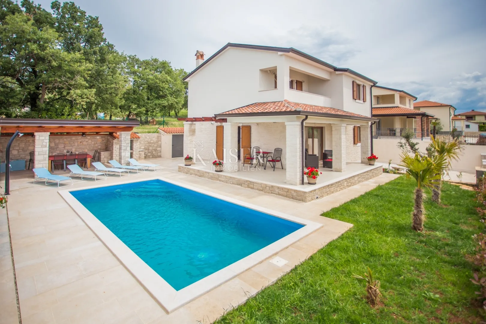 Istra-Kaštelir, vila sa bazenom pogled more 2 - Kaštelir, Kaštelir - Labinci