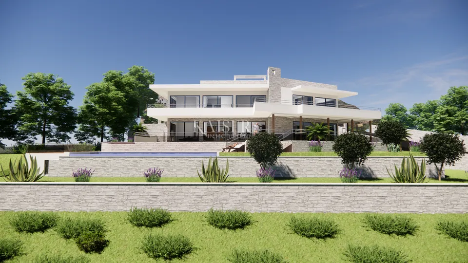 istra, buje luksuzna vila u izgradnji s pogledom na maslenik - slika 5