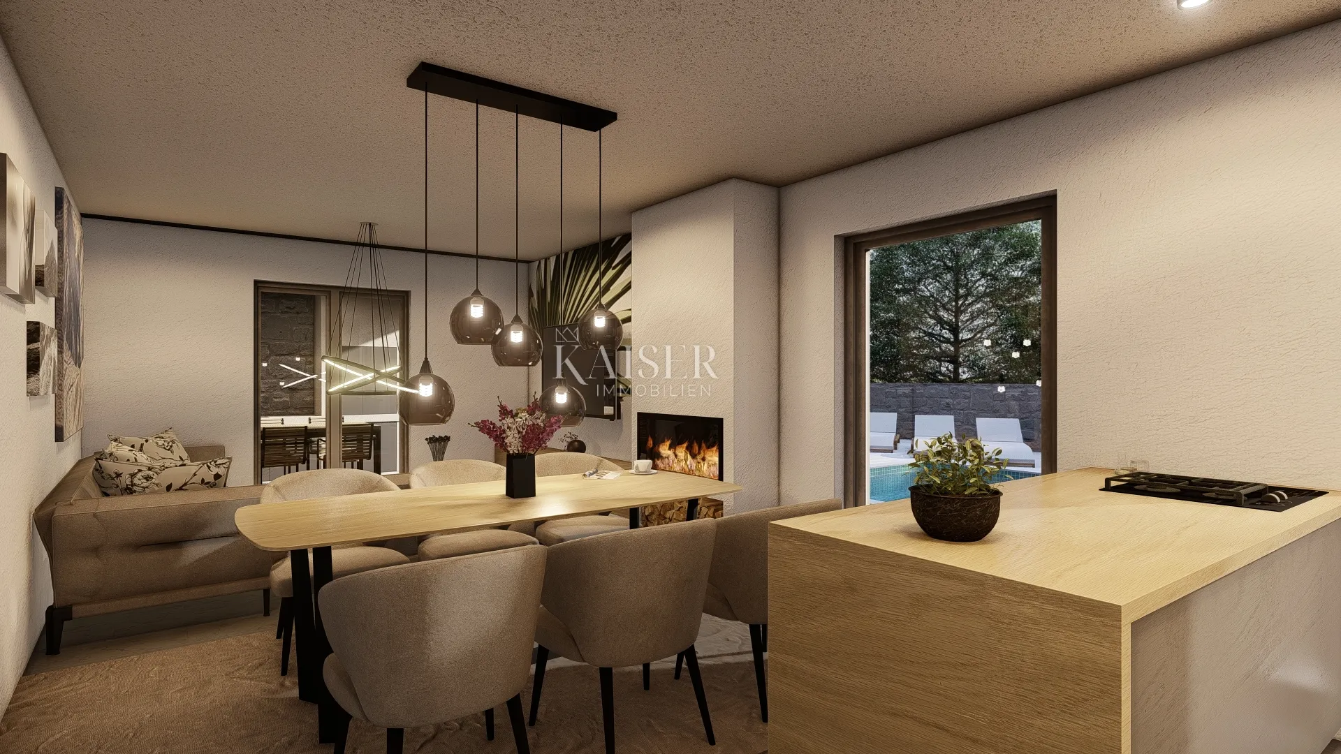 otok krk, dobrinj okolica - ekskluzivna villa sa bazenom, 210m2 - slika 24