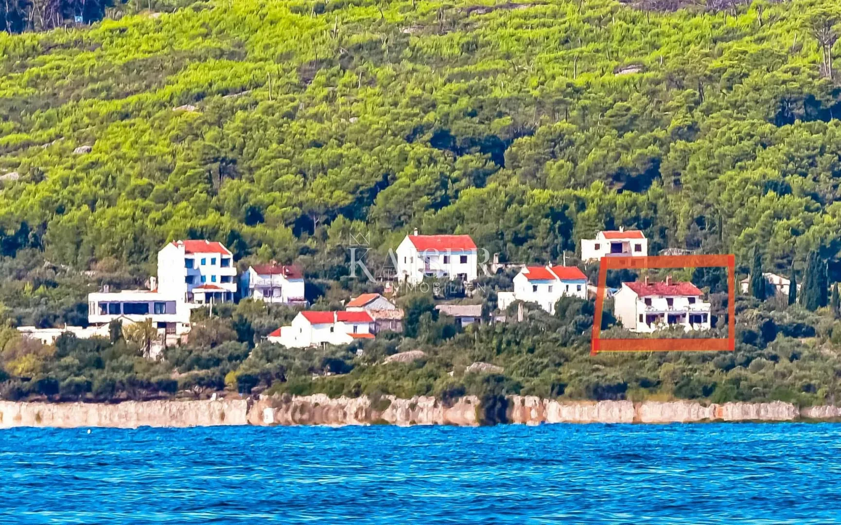 apartman sj1 bs panoramskim pogledom na more, 100 metara od plaže, otok ugljan – mali lukoran - slika 4
