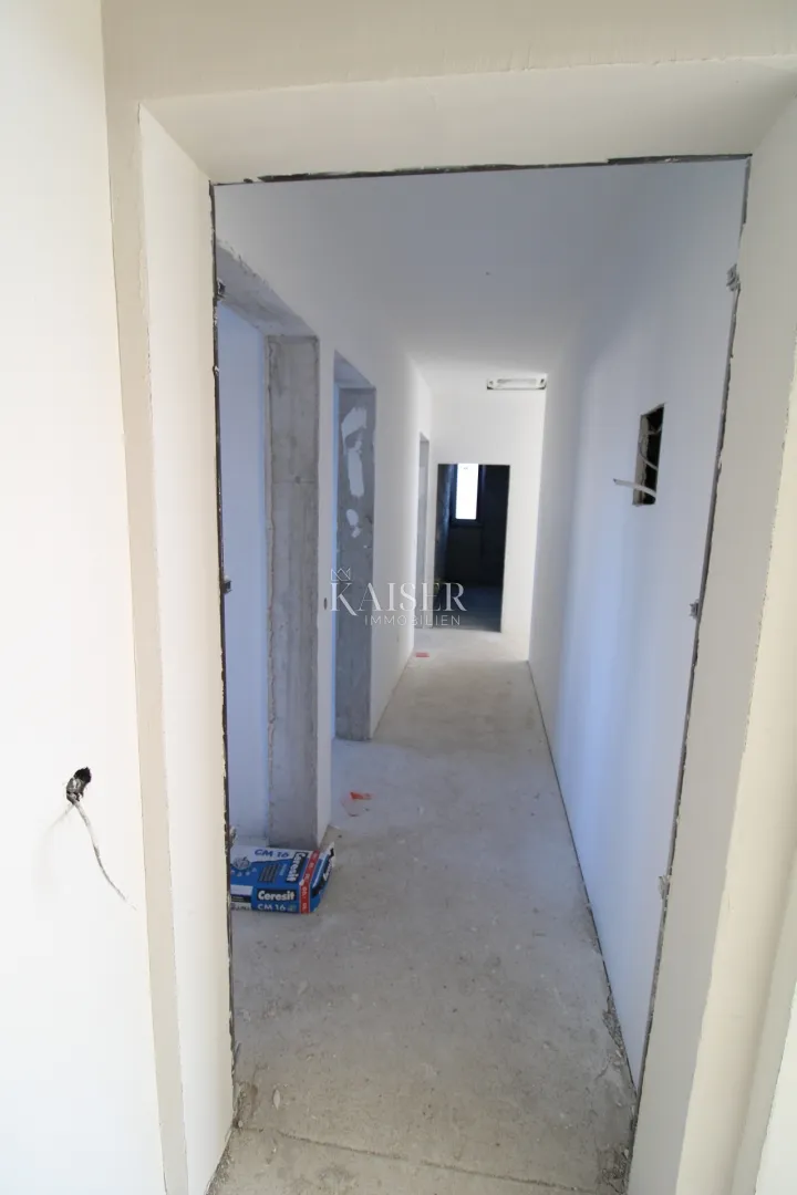 zadar, privlaka: stan na 1. katu s pogledom na more,40m od plaže - slika 14