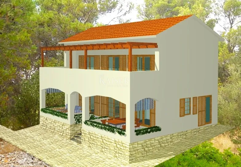 nerezine, otok lošinj - atraktivno građevinsko zemljište 450 m2 - slika 4