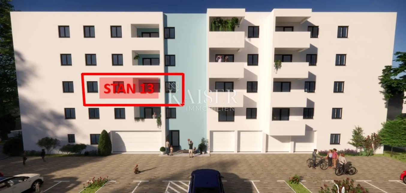 Istra, Pula- moderan stan 54m² s balkonom