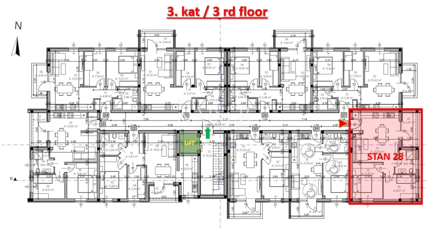 istra, pula- dvosoban stan 54m² u modernoj novogradnji - slika 22