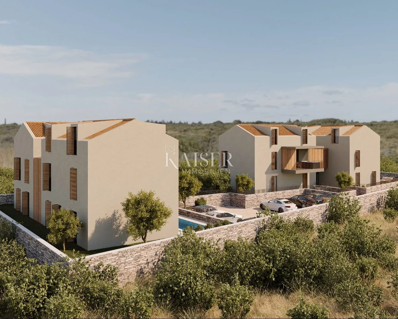 istra - višnjan, građevinsko zemljište sa projektom za stanove pogled more - slika 19