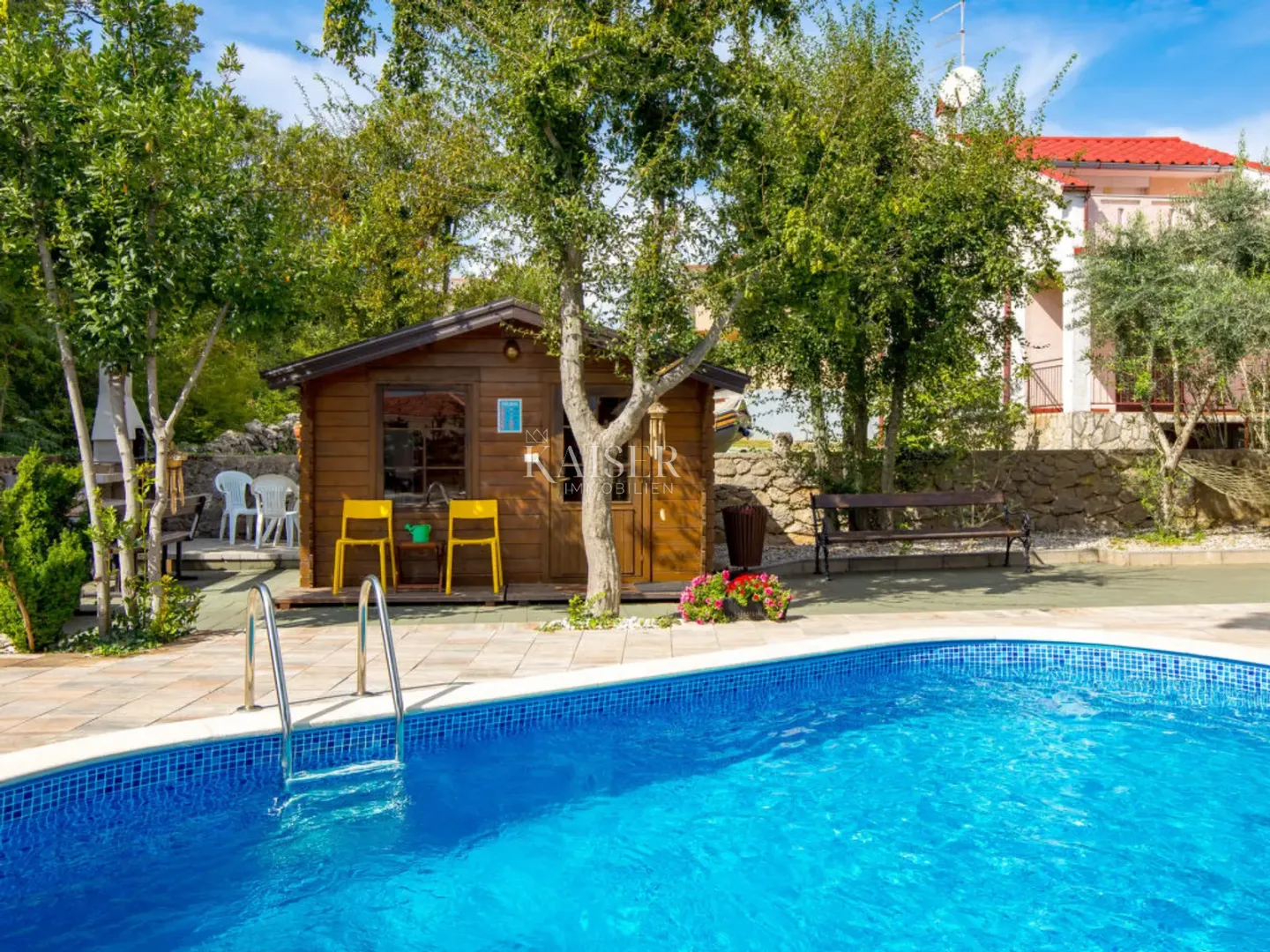 otok krk, kornić - kuća za odmor sa bazenom - slika 24