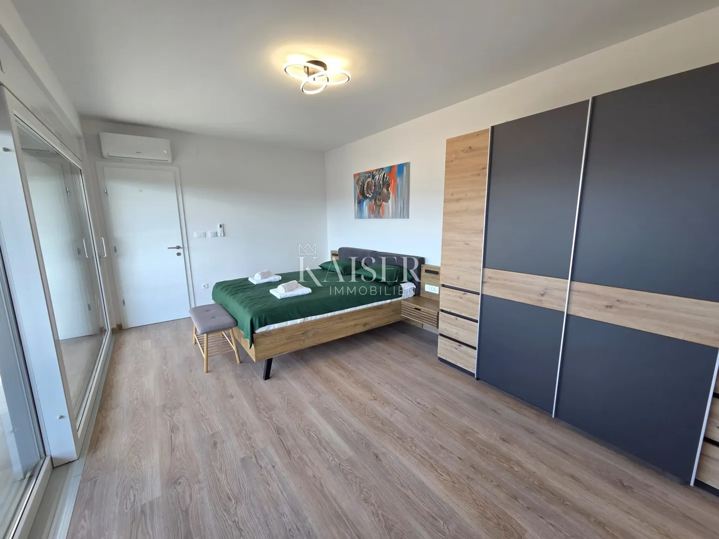 otok krk, brzac - duplex 157m2, pogled more - slika 14