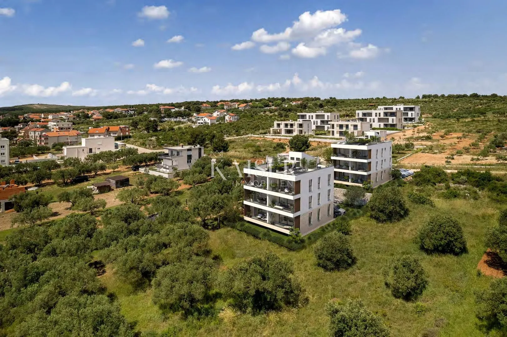 zadar, sveti filip i jakov – zgrada 2, stan s2 s 2 spavaće sobe, privatnim vrtom i pogledom na more (145,79 m²) - slika 3