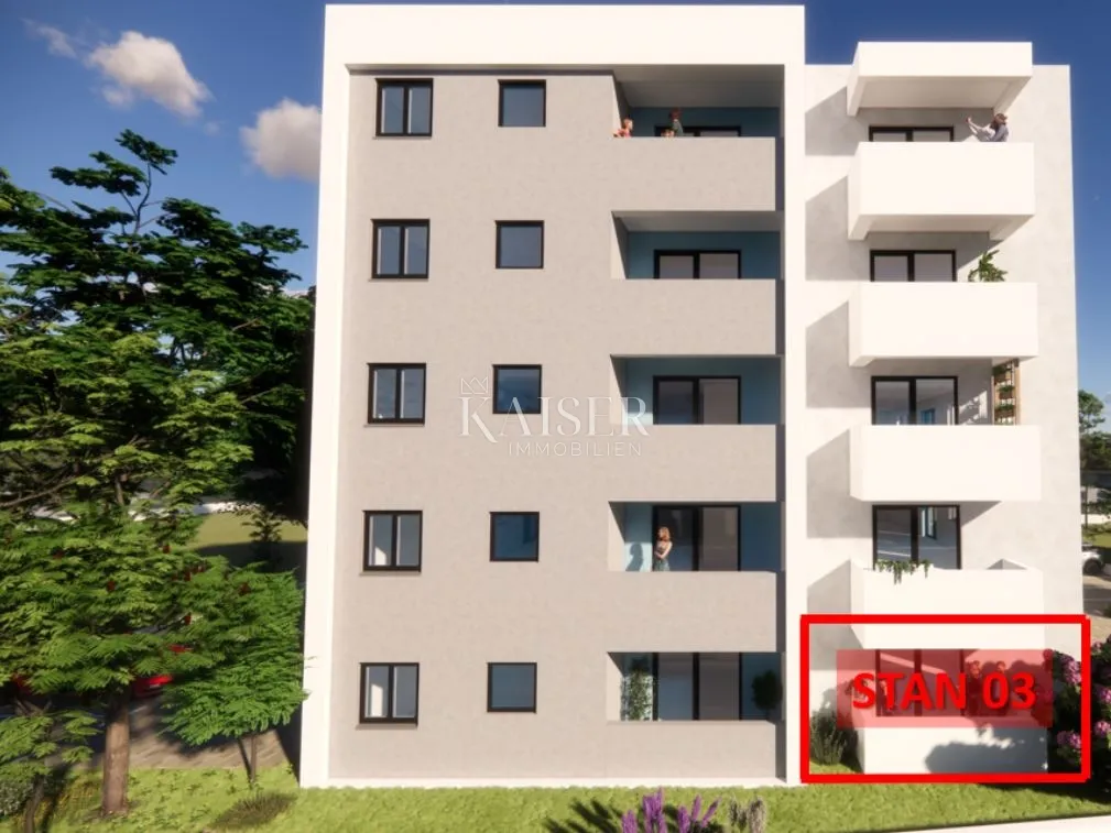 istra, pula- dvosoban stan 54m2 u novogradnji - slika 2