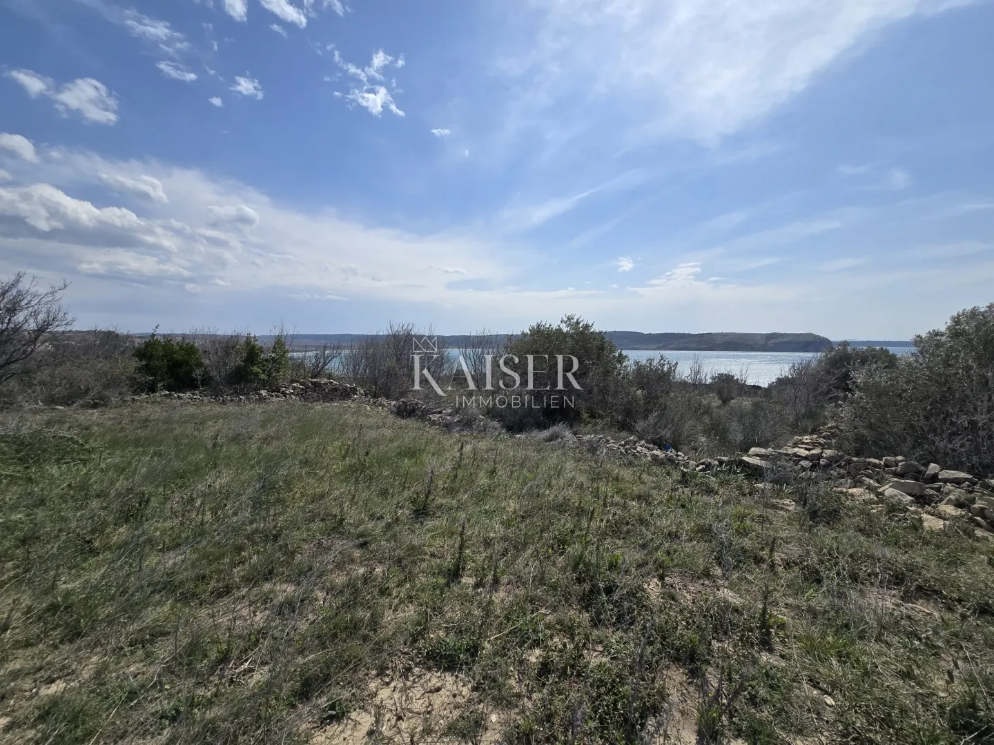 rtina, zadar - građevinsko zemljište s pogledom na more 250 m od plaže - slika 2