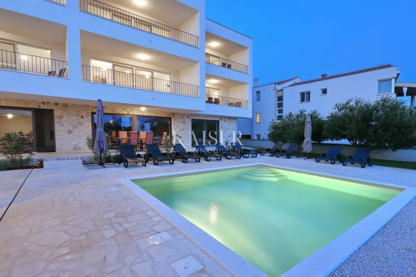 sukošan, zadar - moderan dvosoban apartman s lođom i pogledom na more - slika 81