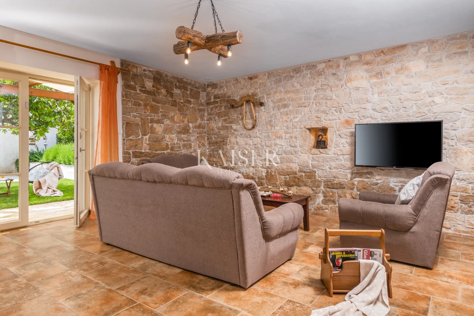 istra, peruški-autentična kamena kuća 150m2 s bazenom - slika 4
