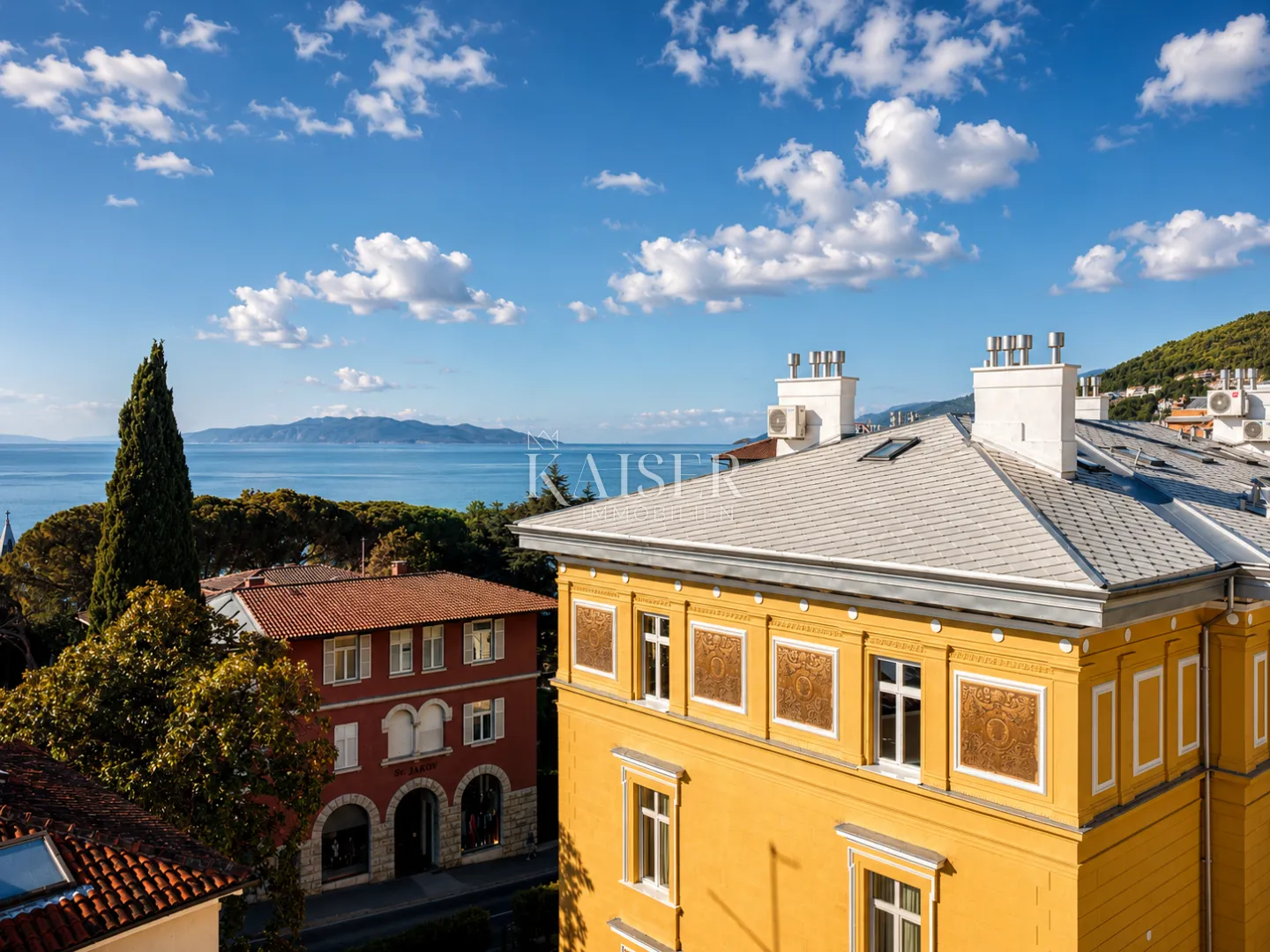 opatija, centar – ekskluzivan stan na posljednjem katu s panoramskim pogledom na more - slika 2