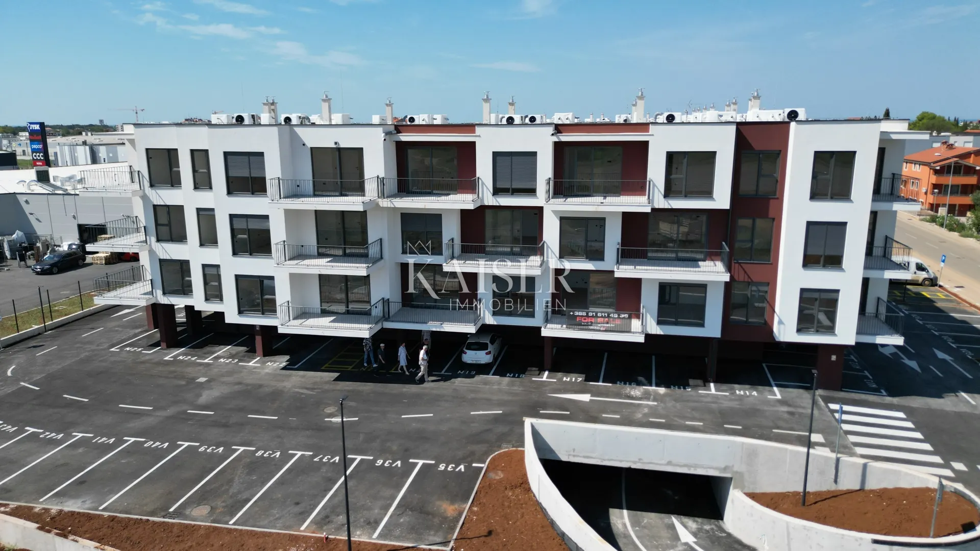 istra, umag – dvosoban stan sa dnevnim boravkom, 71m2, treći kat, moderna novogradnja - slika 9