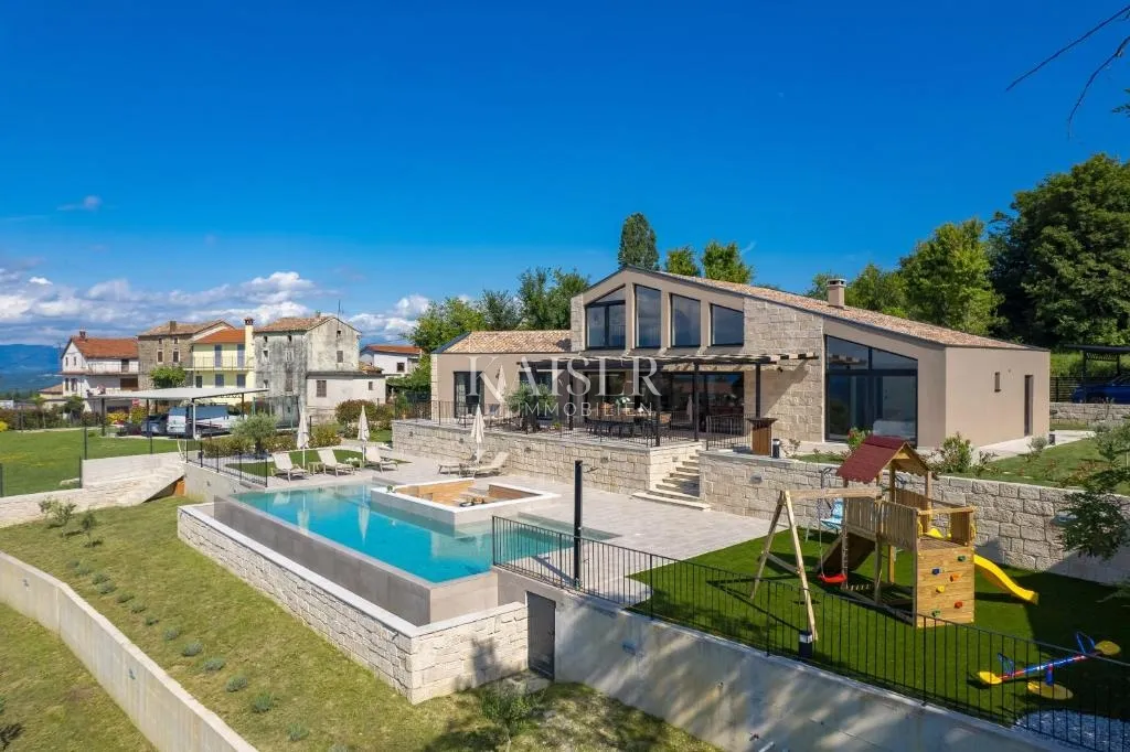 istra, motovun – luksuzna vila s infinity bazenom i očaravajućim pogledom u srcu istre - slika 7