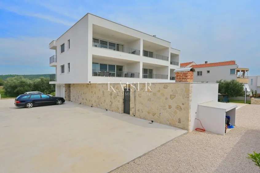 sukošan, zadar - moderan dvosoban apartman s lođom i pogledom na more - slika 46