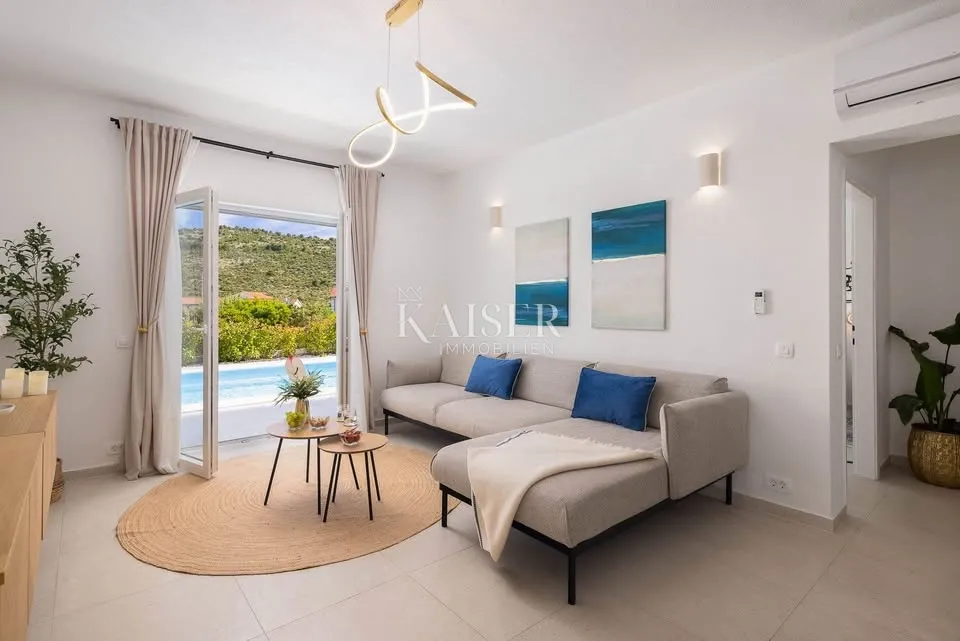 šibenik - kanica, kuća s bazenom, 150 m od mora - slika 5