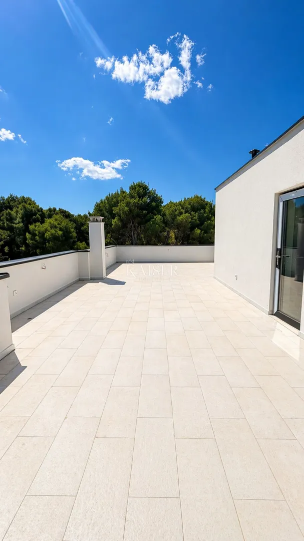 pakoštane – stan s5 s krovnom terasom, 300 m od mora - slika 16