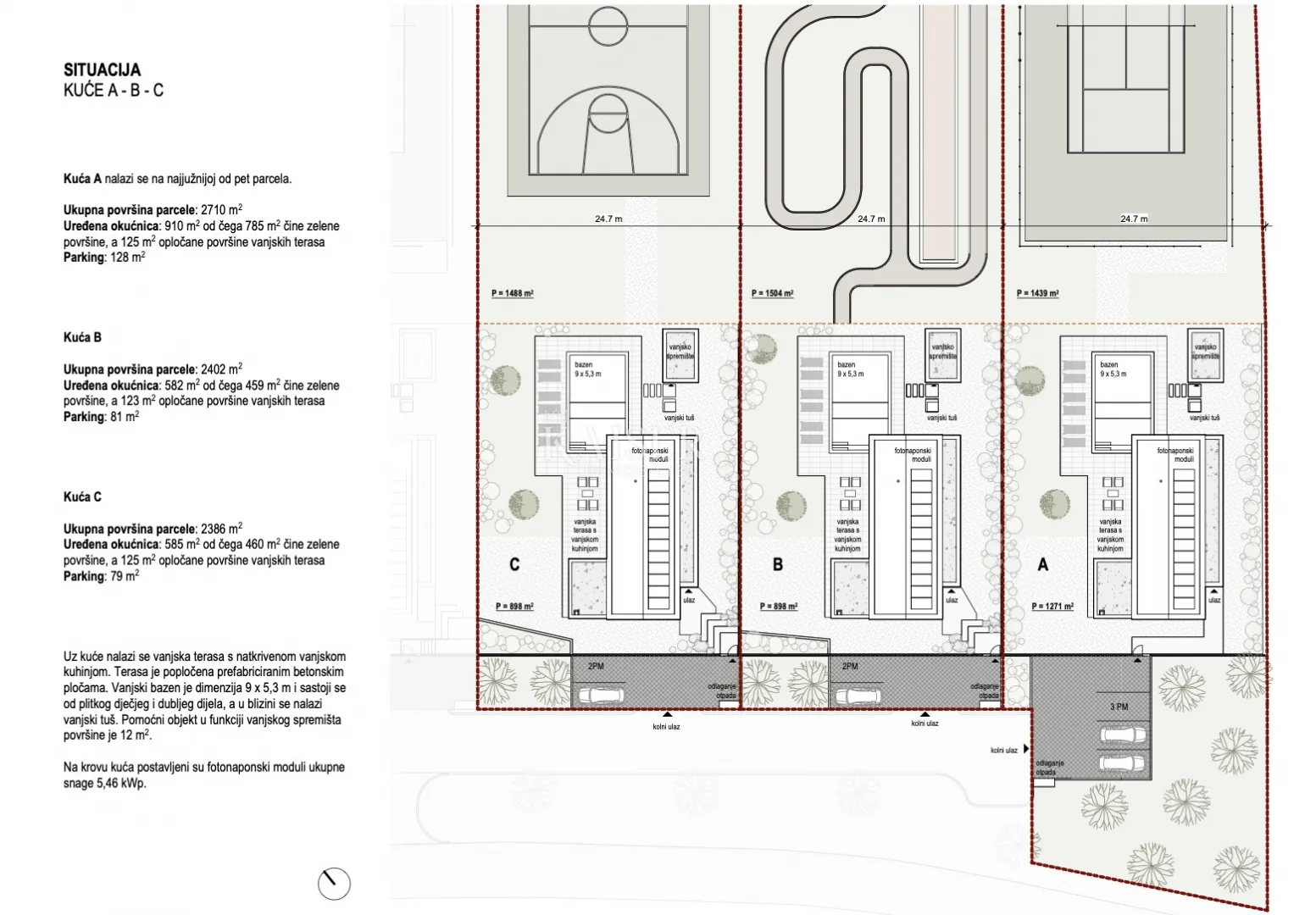 istra, labin - vila s bazenom 176 m2 na okućnici 2 710 m2 - slika 15