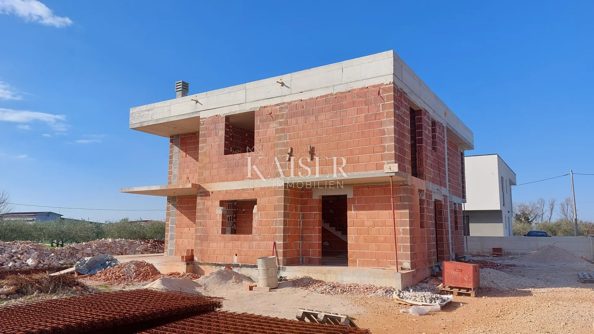 istra, umag okolica - dvojna kuća: dvoetažni stan sa bazenom; 120m2 - slika 17