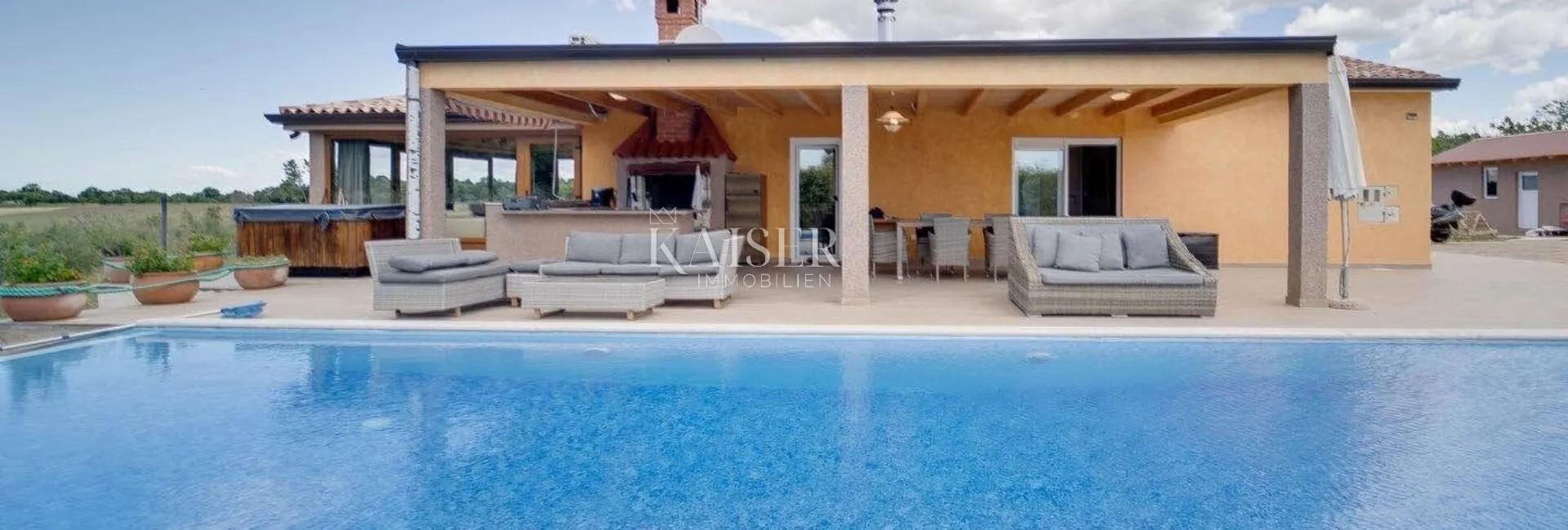 istra, novigrad - vila s prekrasnim pogledom na more i maslinike - slika 3