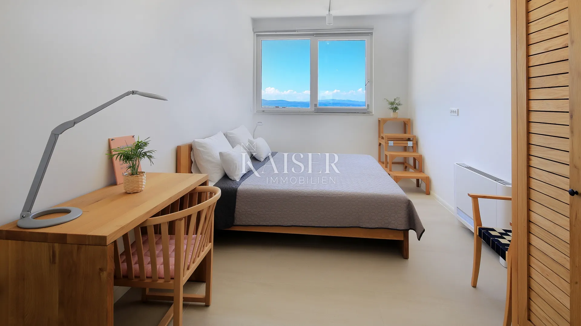 otok krk, malinska- moderna vila 200m2 s bazenom i pogledom na more - slika 19