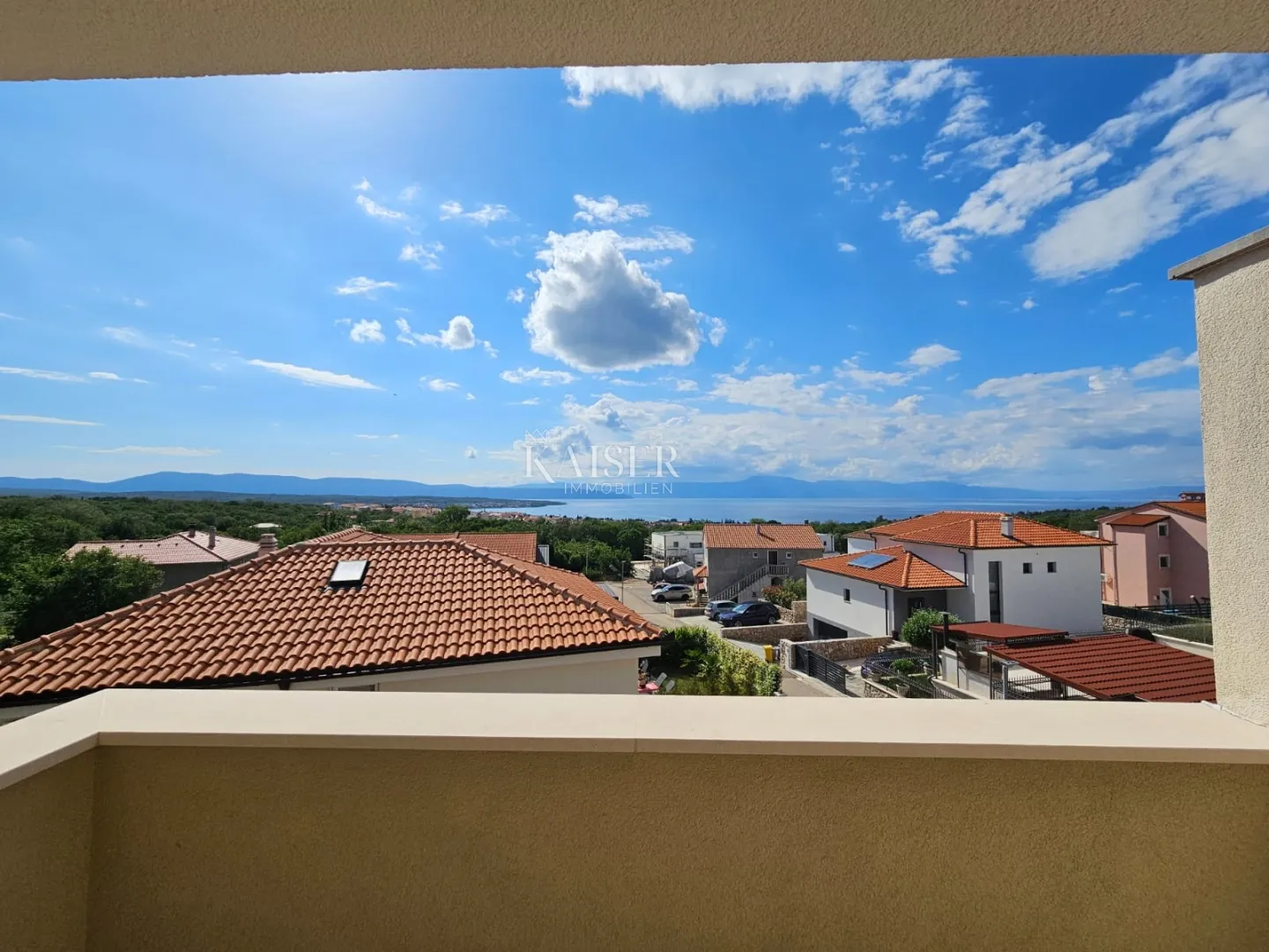 otok krk, malinska - apartman 100m2, pogled more - slika 4