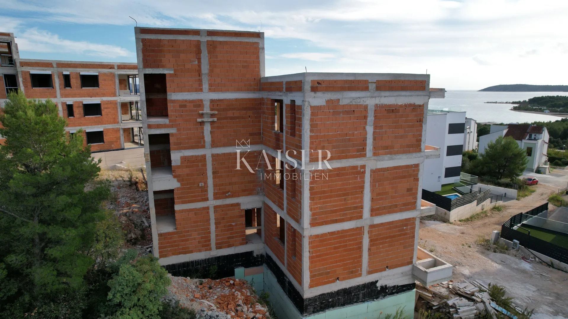 prostrani obiteljski penthouse (stan 4) s predivnim pogledom na more, mandalina - šibenik - slika 5