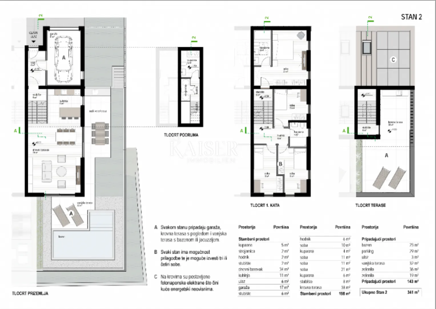 rijeka, kostrena - luksuzan stan 198m2 - slika 4