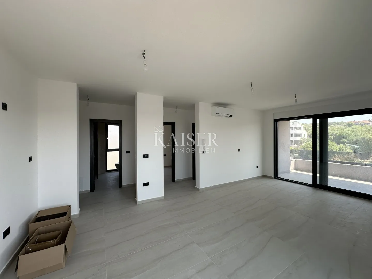 zadar, diklo, dvosobni stan 74,21 m2, pogled na more - slika 5