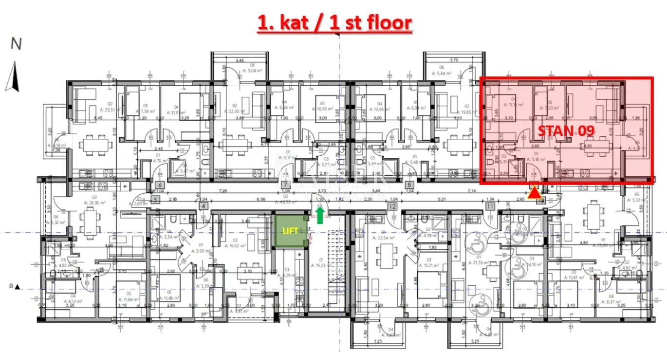 istra, pula- moderan stan 54m2 u novogradnji - slika 9