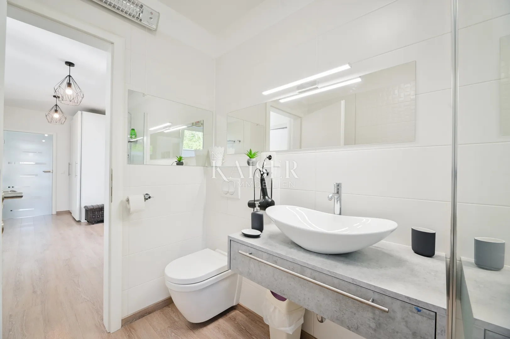otok krk, malinska-moderna vila 190m2 s pogledom na more - slika 11