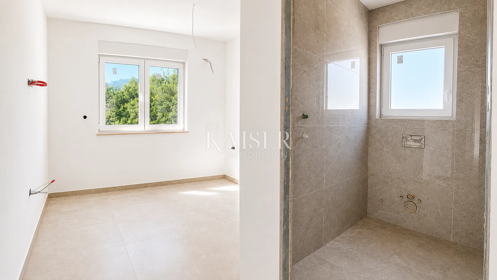 otok krk, vrbnik-moderan stan 107m2 s pogledom na more - slika 7