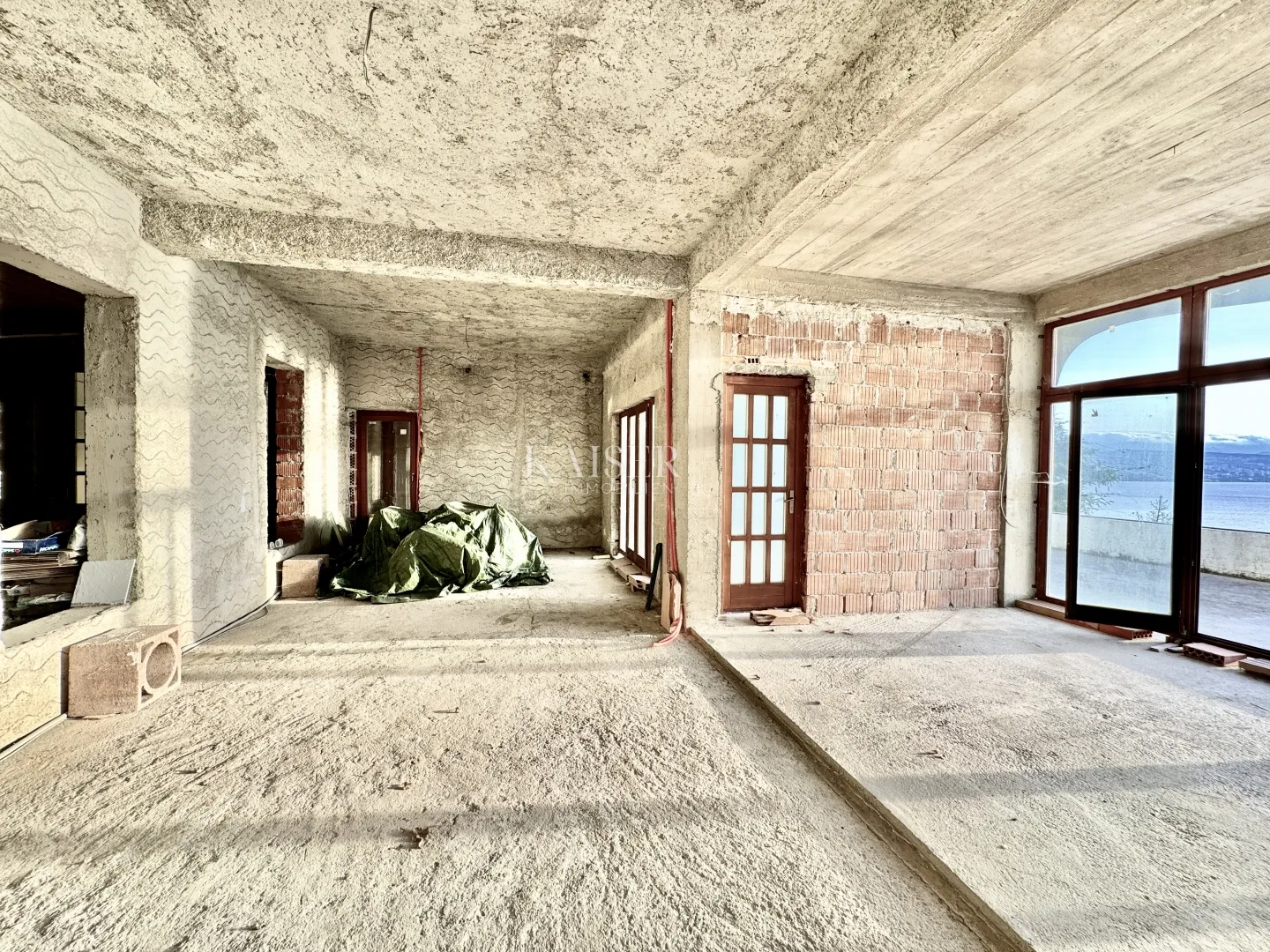 opatija – nezavršen stan 1s+db se zasebnim apartmanom i fantastičnim pogledom - slika 5