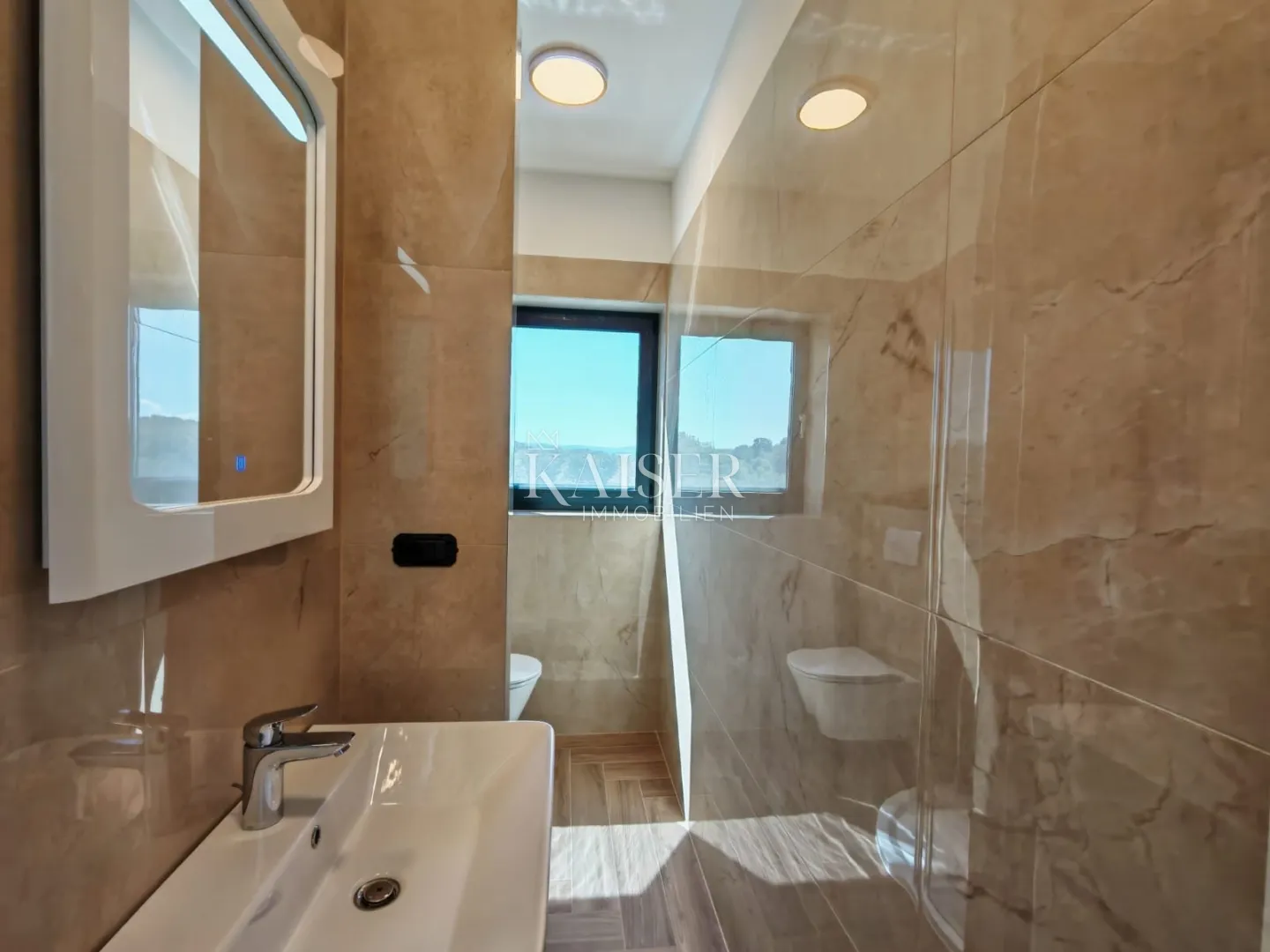 otok krk, malinska- luksuzna vila 208m2 s bazenom i pogledom na more - slika 27