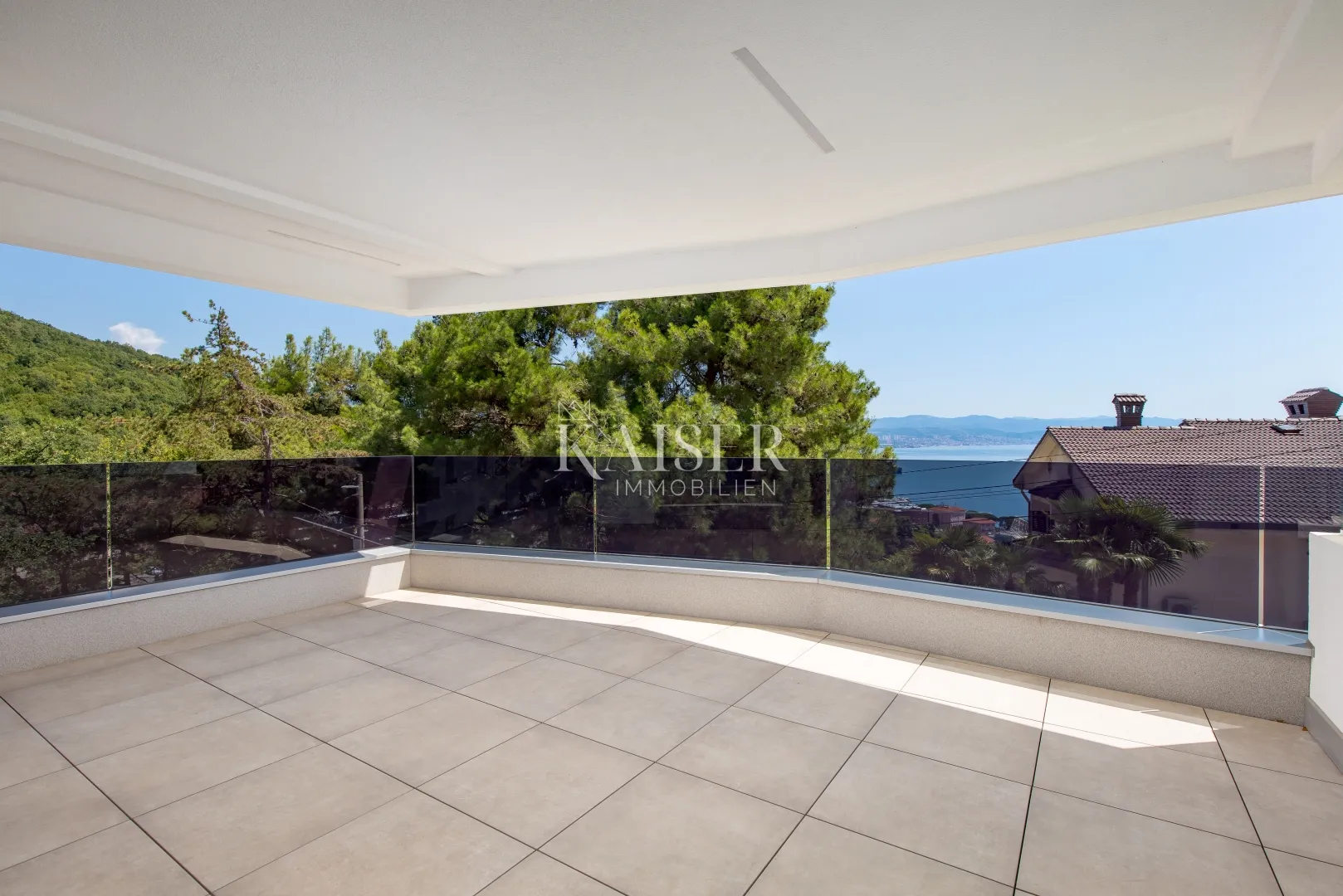 opatija, novogradnja s liftom, prizemlje, apartman 112 m2 s pogledom na more - slika 9